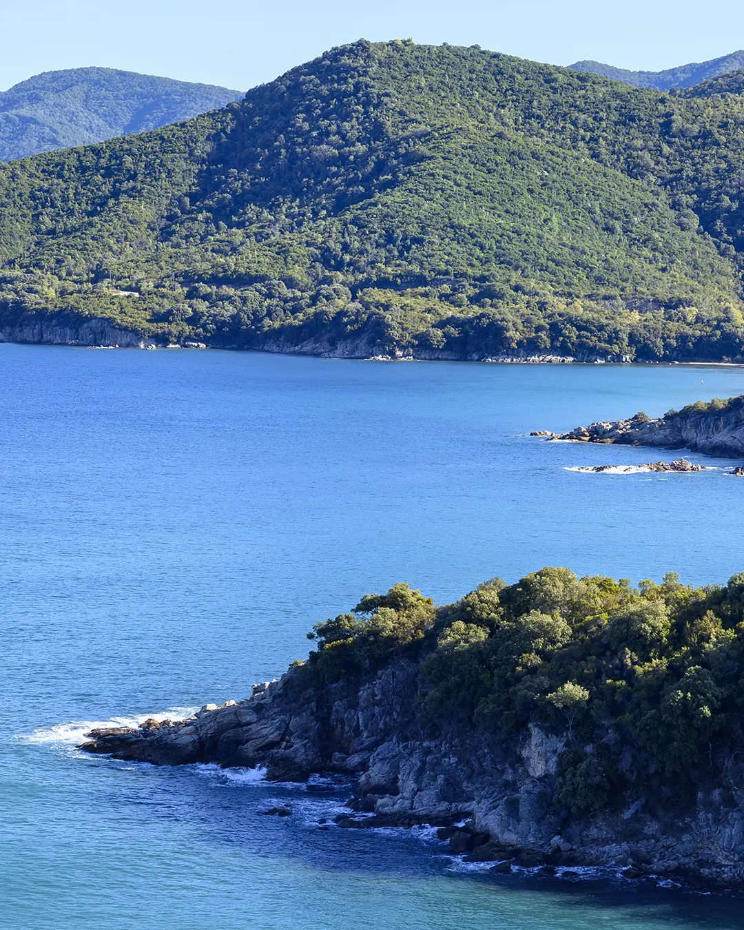 green mountains blue sea olympiada halkidiki greece копия