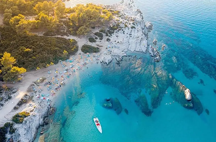 tour na more greece drone view